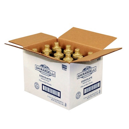 Ghirardelli Ghirardelli Squeeze Bottle Black Label Chocolate Sauce 16 oz., PK12 61282